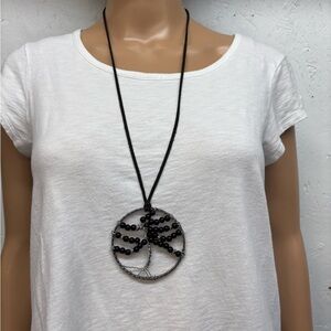 Handmade tree of life pendant necklace